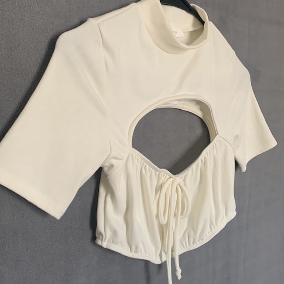 Knit crop top - Picture 2 of 7